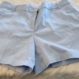 Crown & Ivy Blue Bermuda Shorts Casual Lightweight Design